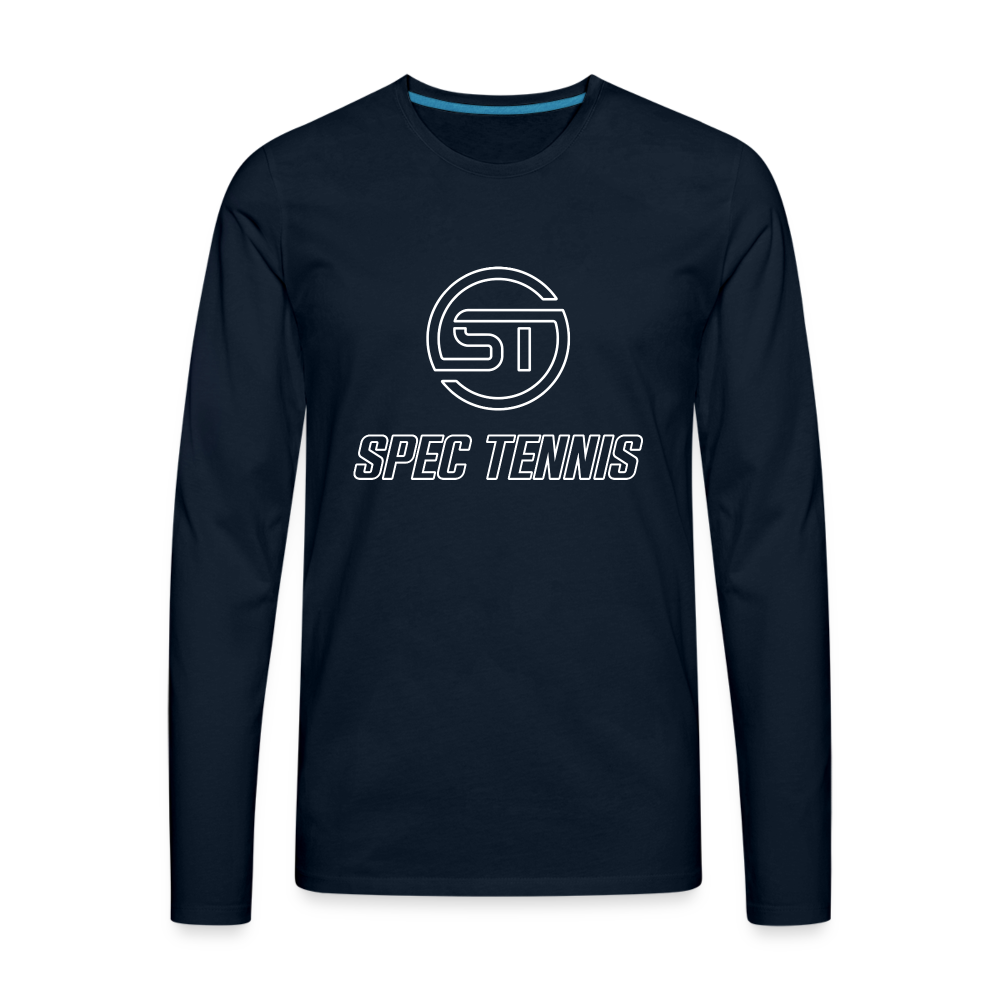 Men's Premium Long Sleeve T-Shirt - deep navy