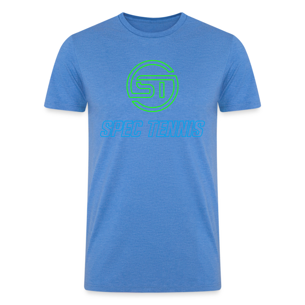 Men’s Tri-Blend Organic T-Shirt -  heather blue