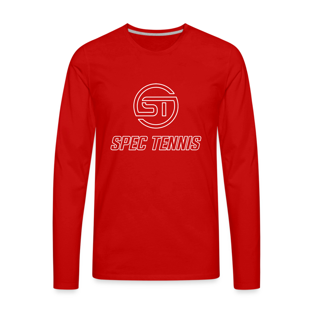 Men's Premium Long Sleeve T-Shirt - red