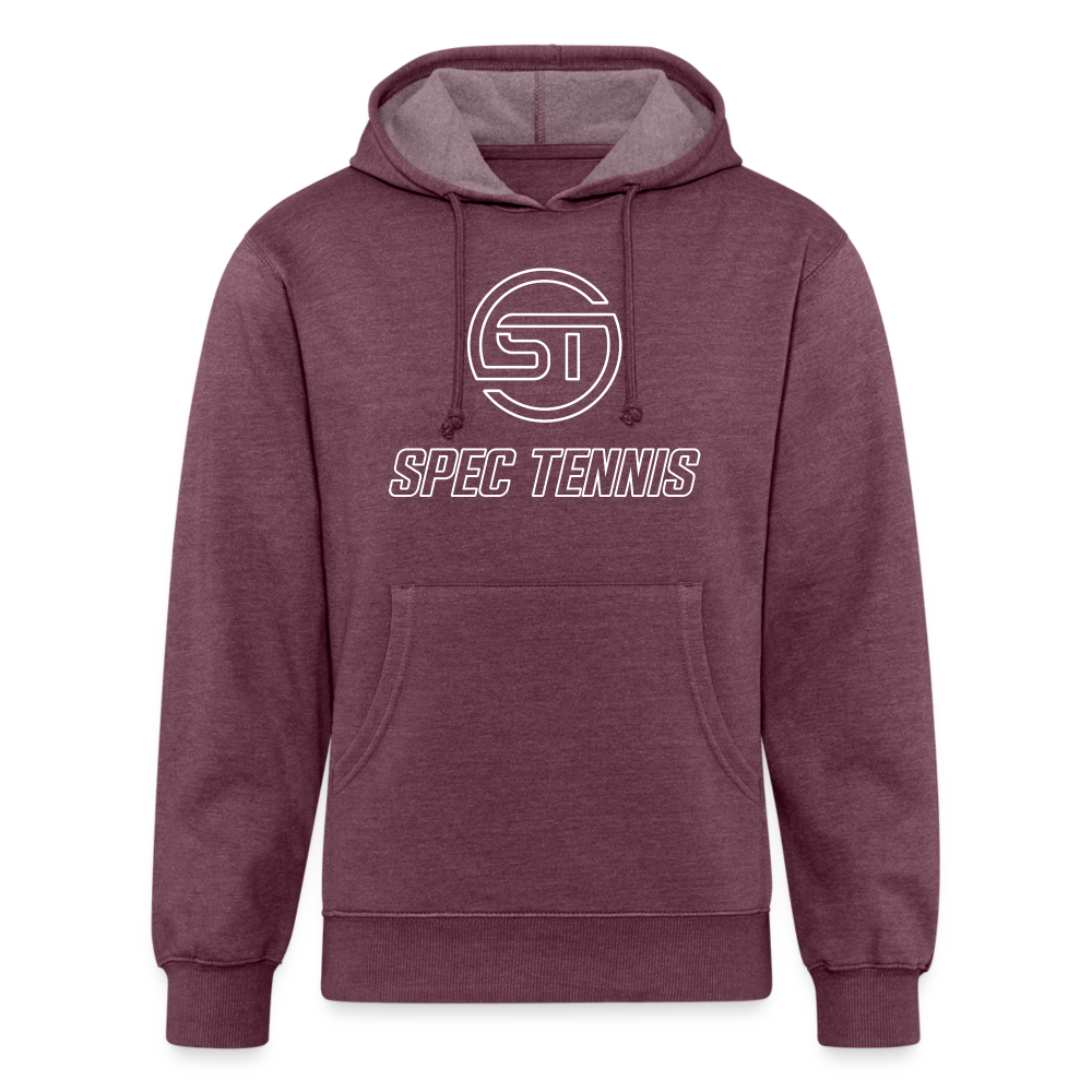 Unisex Organic Hoodie - heather burgundy